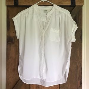 JCrew courier style button down short sleeve